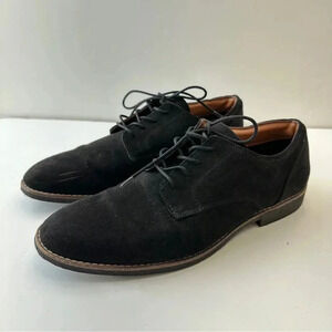 H&M Derby Shoes Mens Shoes Size 10.5 Black Suede Lace‎ Up Dress Casual Eur 44